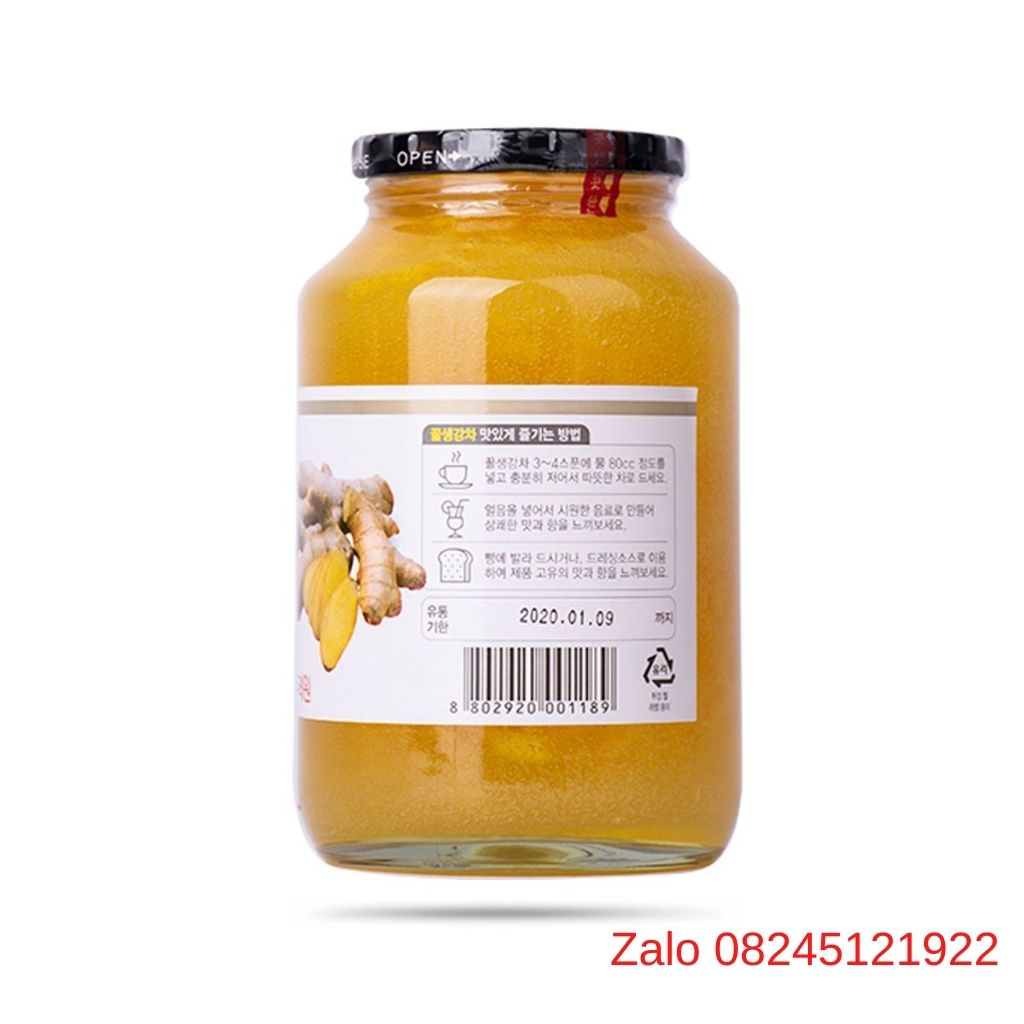 TRÀ MẬT ONG GỪNG HÀN QUỐC 1KG - DOORAEWON